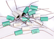 0,47 uF 160V K73-11 Metallized Polyethylene Terephalate Film Capacitors. 20 pcs