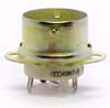 7-pin ceramic tube socket